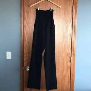 Black maternity trousers